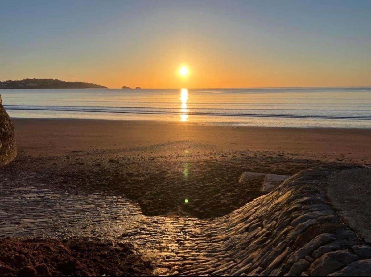 Pink House ,Opposite Beach ,Sleeps 6 , 2 Bedroom Ground Floor Self Contained Garden Flat , Private Entrance , Kitchen , Guaranteed Parking ,Wifi , Movies ,Bathroom ,Fridge , Microwave ,Bedroom 1, Double Bed & 2 Single Beds ,Bedroom 2 , Double Bed Paignton Esterno foto