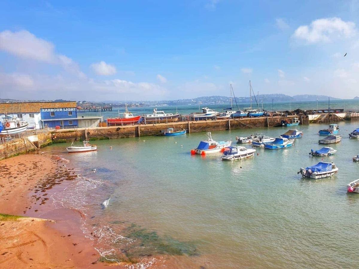 Pink House ,Opposite Beach ,Sleeps 6 , 2 Bedroom Ground Floor Self Contained Garden Flat , Private Entrance , Kitchen , Guaranteed Parking ,Wifi , Movies ,Bathroom ,Fridge , Microwave ,Bedroom 1, Double Bed & 2 Single Beds ,Bedroom 2 , Double Bed Paignton Esterno foto